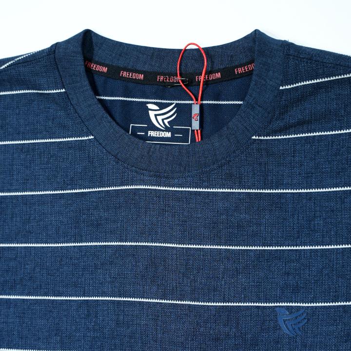 Men’s Half Lining Cotton T-Shirt – Soft, Breathable, Regular Fit